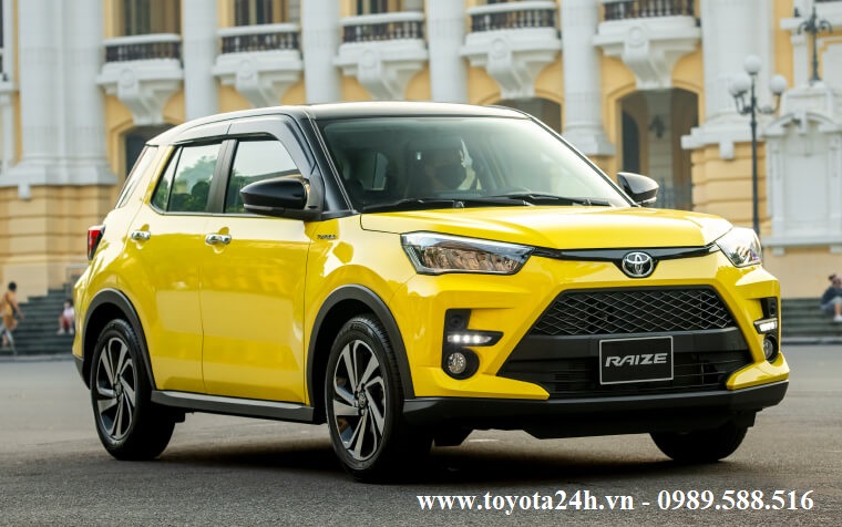 Toyota Raize 2022 Màu Vàng Nóc Đen Hình Ảnh Bảng Giá Xe, Thông Số kỹ Thuật